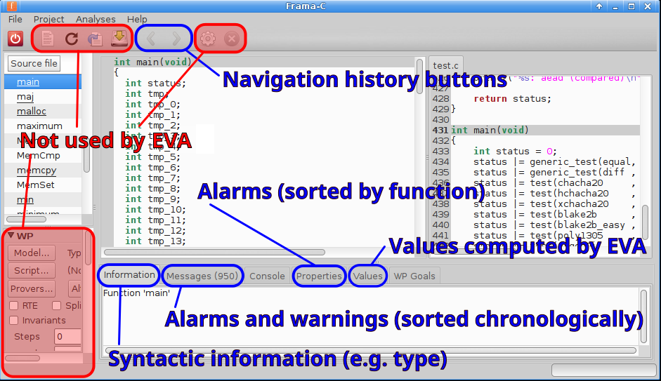 Frama-C GUI for Eva