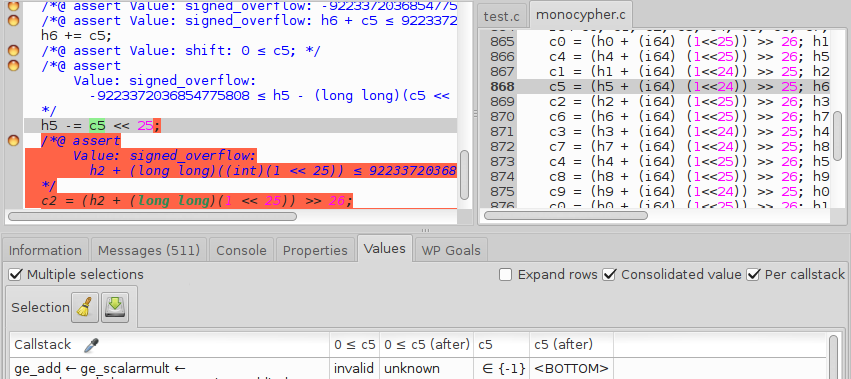 Focused on a non-terminating callstack